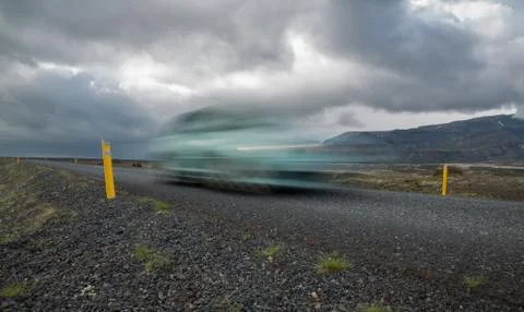Iceland by car Stock Photos