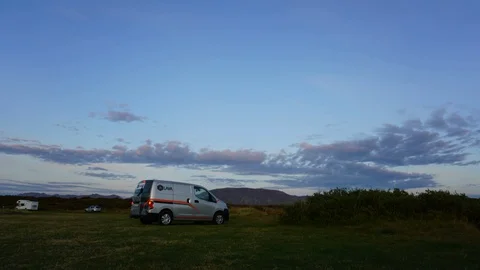 Iceland cloud time lapse Stock Footage 128407565