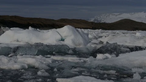 Iceland Drifting Ice Video stock 101742912