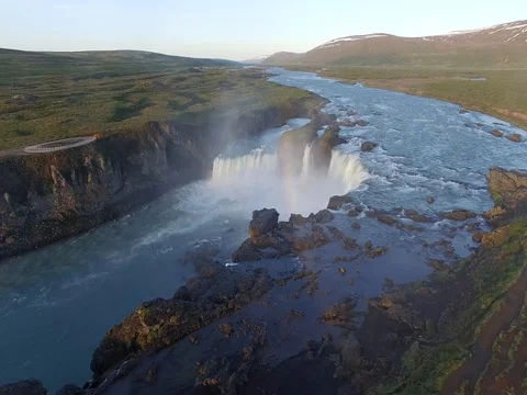 Iceland Drone Shot Video stock 82872650