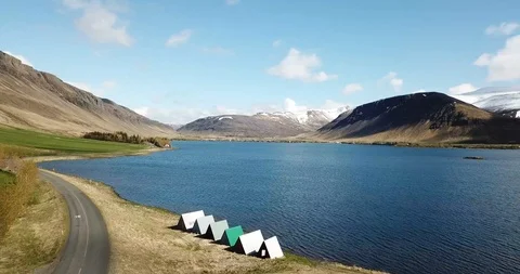 Iceland Falls 2 Stock Footage 92276476