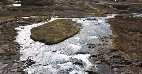 Iceland Falls 3 Stock Footage 92273438