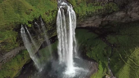 ICELAND-falls-hold Stock Footage 131959196