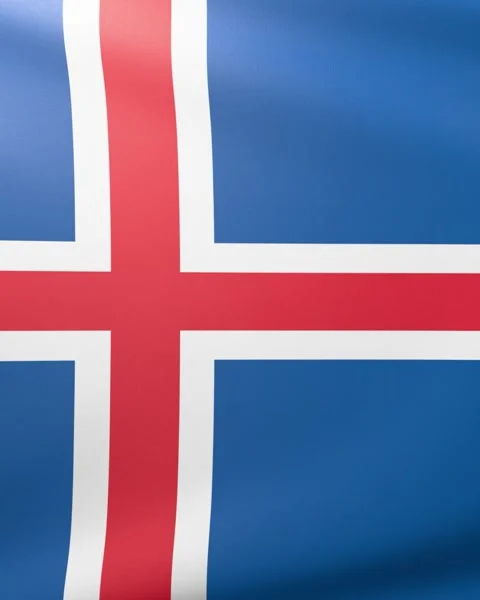 Iceland flag Stock Footage 302741370