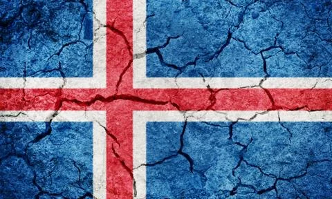 Iceland flag Stock Photos