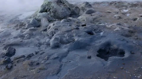 Iceland Geothermal Activity Stock Footage 23443020