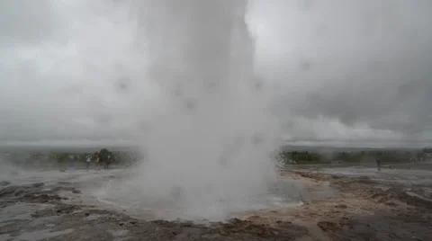Iceland Geyser Eruption 스톡 동영상 26305360