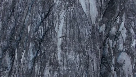 Iceland glacier drone Stock Footage 70869122