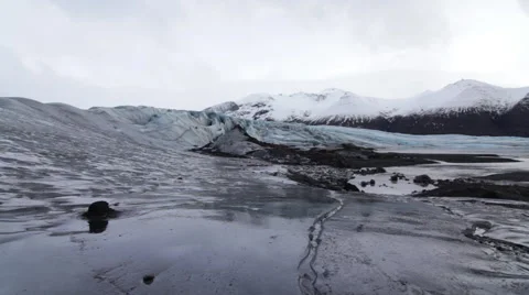 Iceland Glacier Video stock 50544113