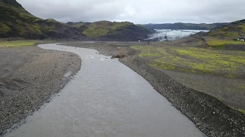Iceland Glacier Video stock 69887965