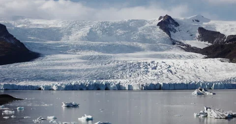 Iceland Glacier timelapse Stock Footage 46354443
