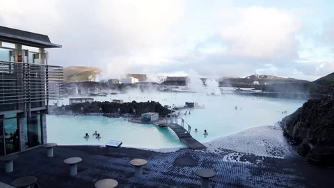 Iceland hot spring 2 Stock Footage 78259944