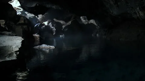 Iceland hot spring Stock Footage 53085826