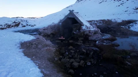 Iceland Hot Spring 스톡 동영상 237702514