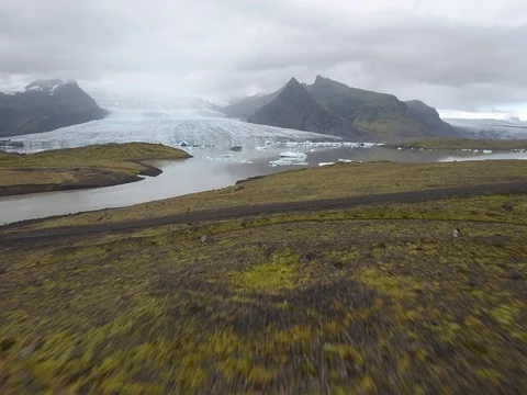 Iceland Iceberg Video stock 69875001