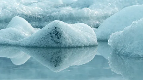 Iceland, Icebergs Landscape. Stock Footage 47888699