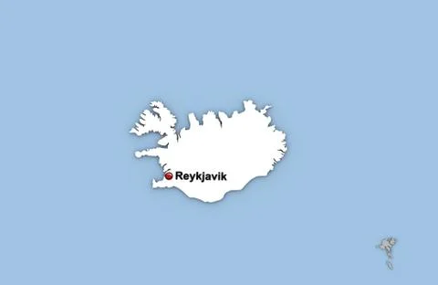 Iceland Stock Illustration