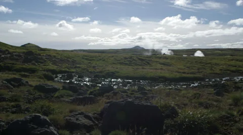 Iceland landscape with a dramatic look Video stock 38031206