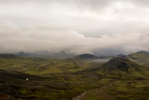 Iceland Landscape 库存照片