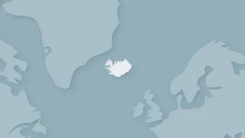 Iceland Map Emerging from World Map Animation with Zoom Effect Stock Footage 339273188