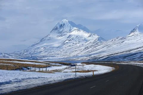Iceland mountain Stock Photos
