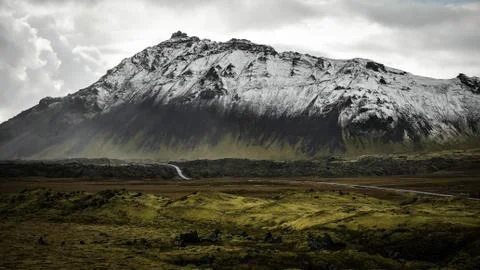 Iceland Mountain View Stock Photos