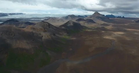 Iceland Mountains - Drone Видео 105824562