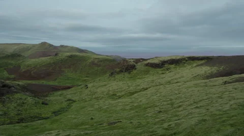 Iceland, Mountains Landscape. Stock Footage 47875751