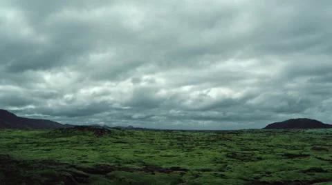 Iceland, Mountains Landscape. Stock Footage 47877898