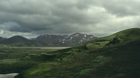 Iceland, Mountains Landscape. Stock Footage 47878649