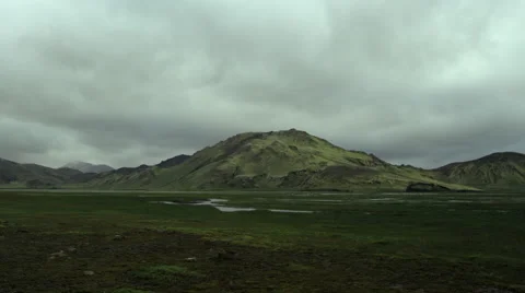 Iceland, Mountains Landscape. Stock Footage 47881631