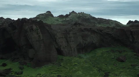 Iceland, Mountains Landscape. Stock Footage 47886206