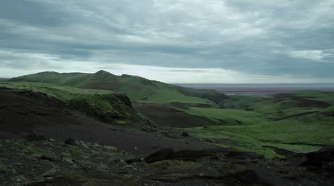 Iceland, Mountains Landscape. Stock Footage 47886233