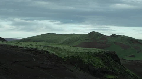 Iceland, Mountains Landscape. Stock Footage 47886294