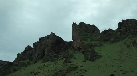 Iceland, Mountains Landscape. Stock Footage 47887025
