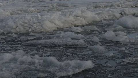 Iceland Moving Ice Stock-Footage 101663985