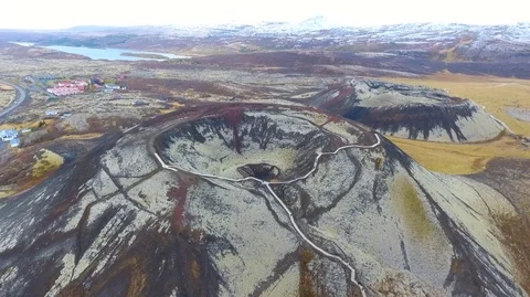 Iceland nature from the dron Stock Footage 120304785