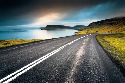Iceland Road Stock Photos