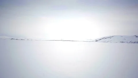 Iceland scenic landscape car off road all terrain Stock Footage