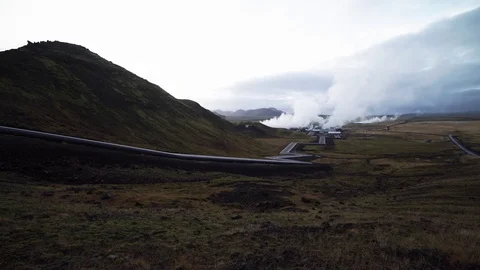 Iceland smoke Stock Footage 78260405