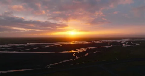Iceland Sunset Stock Footage 339632898