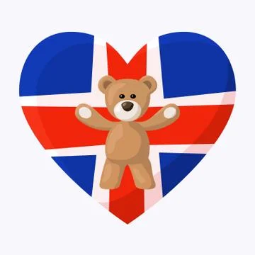 Iceland teddy bears Stock Illustration