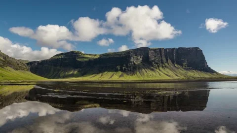 Iceland Timelapse Hill Stock Footage 153288802