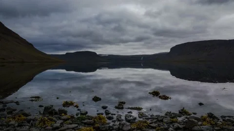 Iceland Timelapse Lake View Stock Footage 153290180