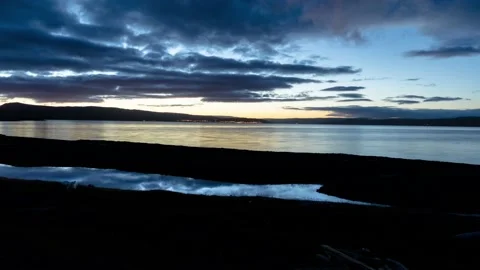 Iceland Timelapse Sunset Stock Footage 153289941