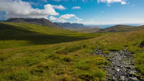 Iceland Timelapse Valley Stock Footage 153290453