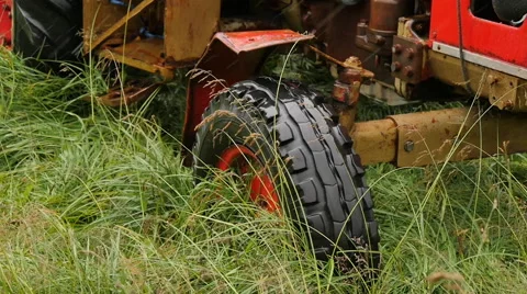ICELAND tractor Traktor wreck Stock Footage 57469878