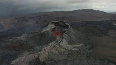 Iceland Volcano Stock Footage 159558184