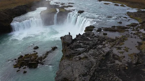Iceland water fall Stock-Footage 128662261