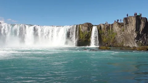 Iceland Waterfall 01 Stock Footage 123506853